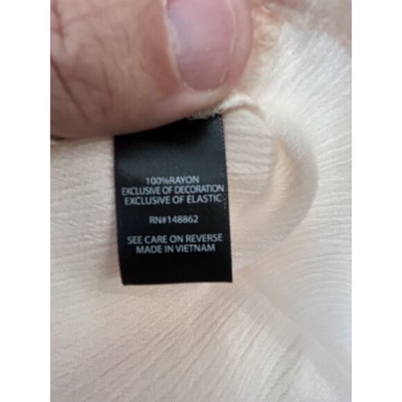 Torrid Womens Embroidered Babydoll Tank Top Plus Size 2 Empire Waist 2X Blush - Picture 6 of 6